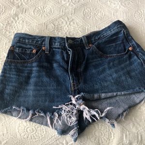 Levi’s 501 cutoff shorts 30